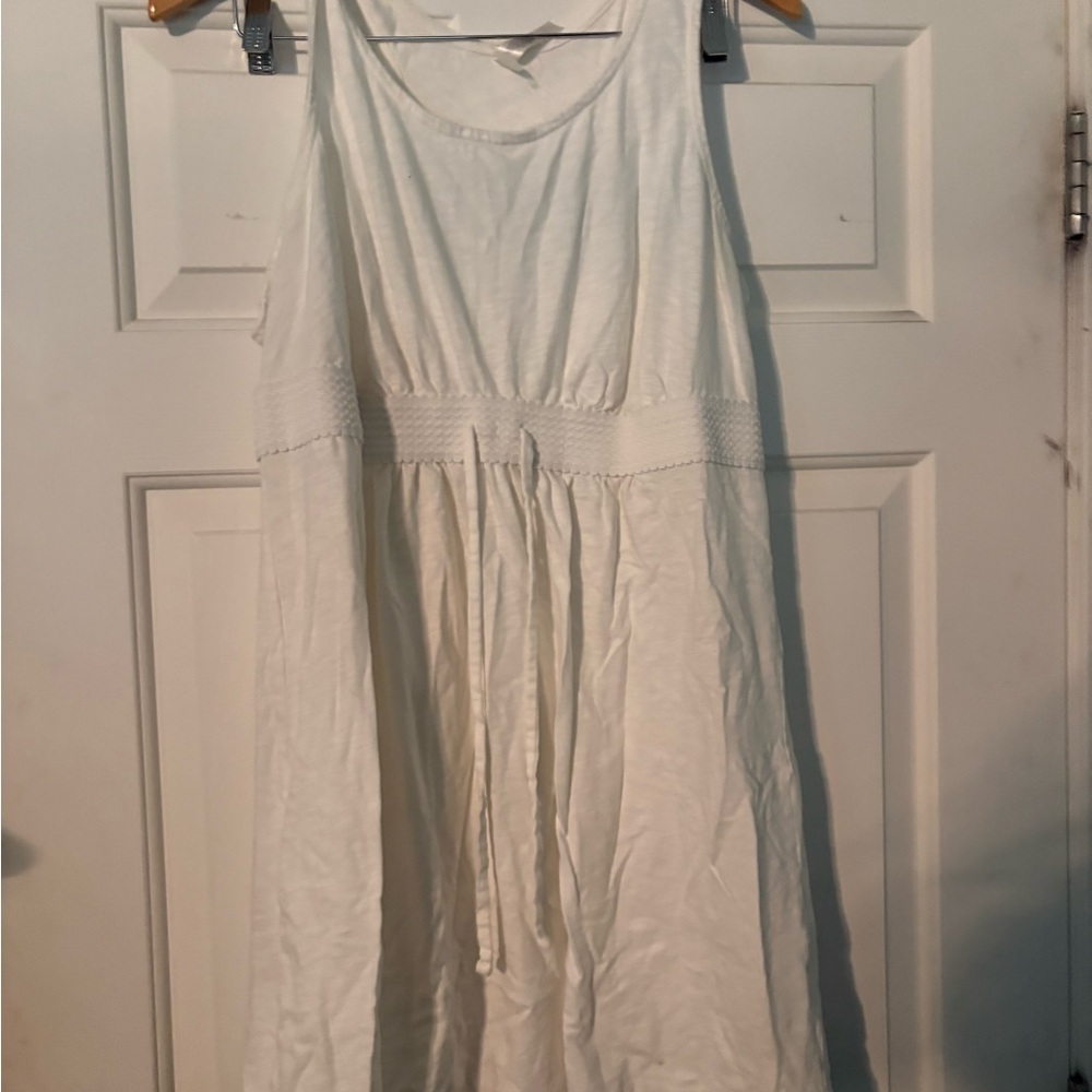 Cacique White Sleeveless nightshirt 18/20